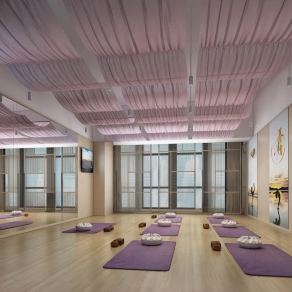 现代瑜伽店3D模型下载